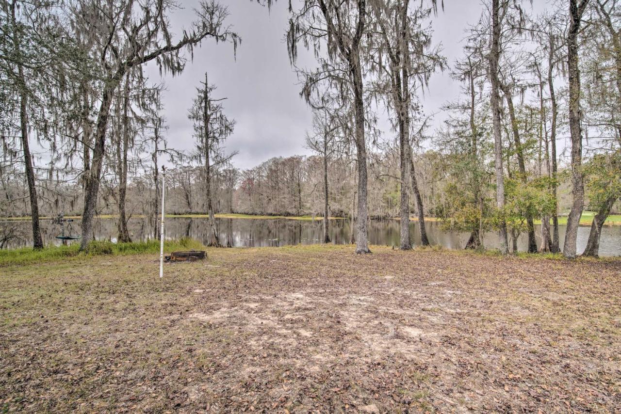 Unplugged Withlacoochee Riverfront Retreat! ブッシュネル  エクステリア 写真